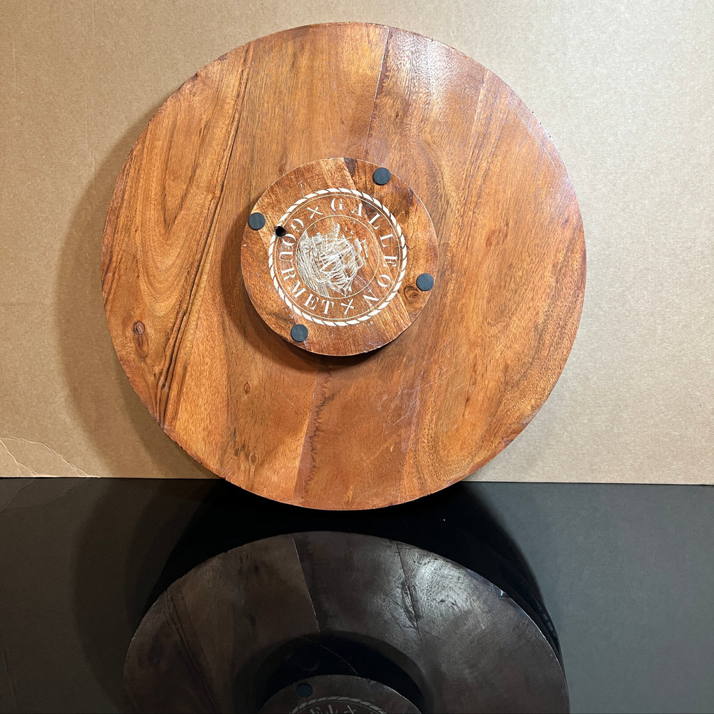 Acacia Wood Turn Table Lazy Susan