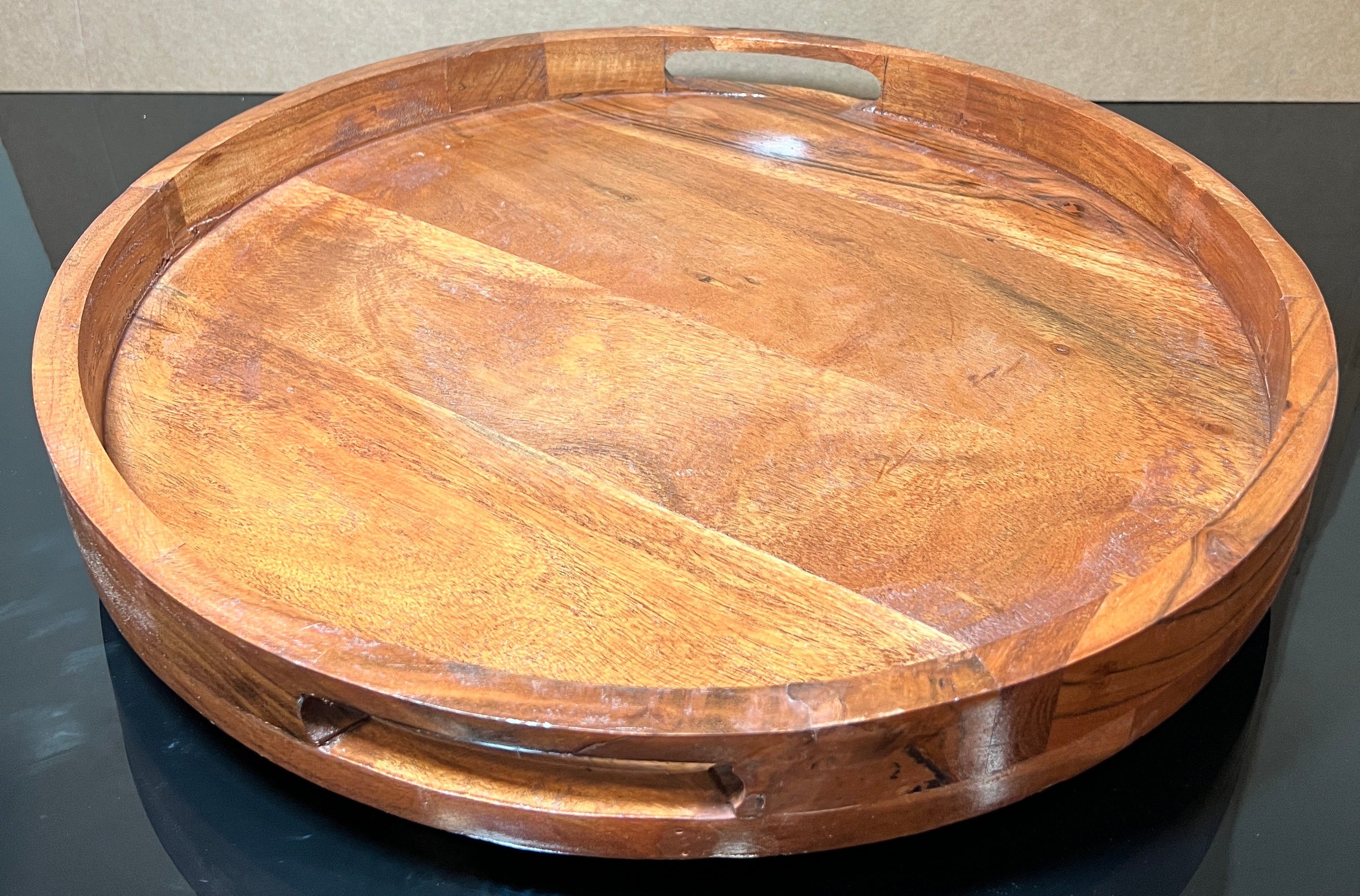 Acacia Wood Turn Table Lazy Susan