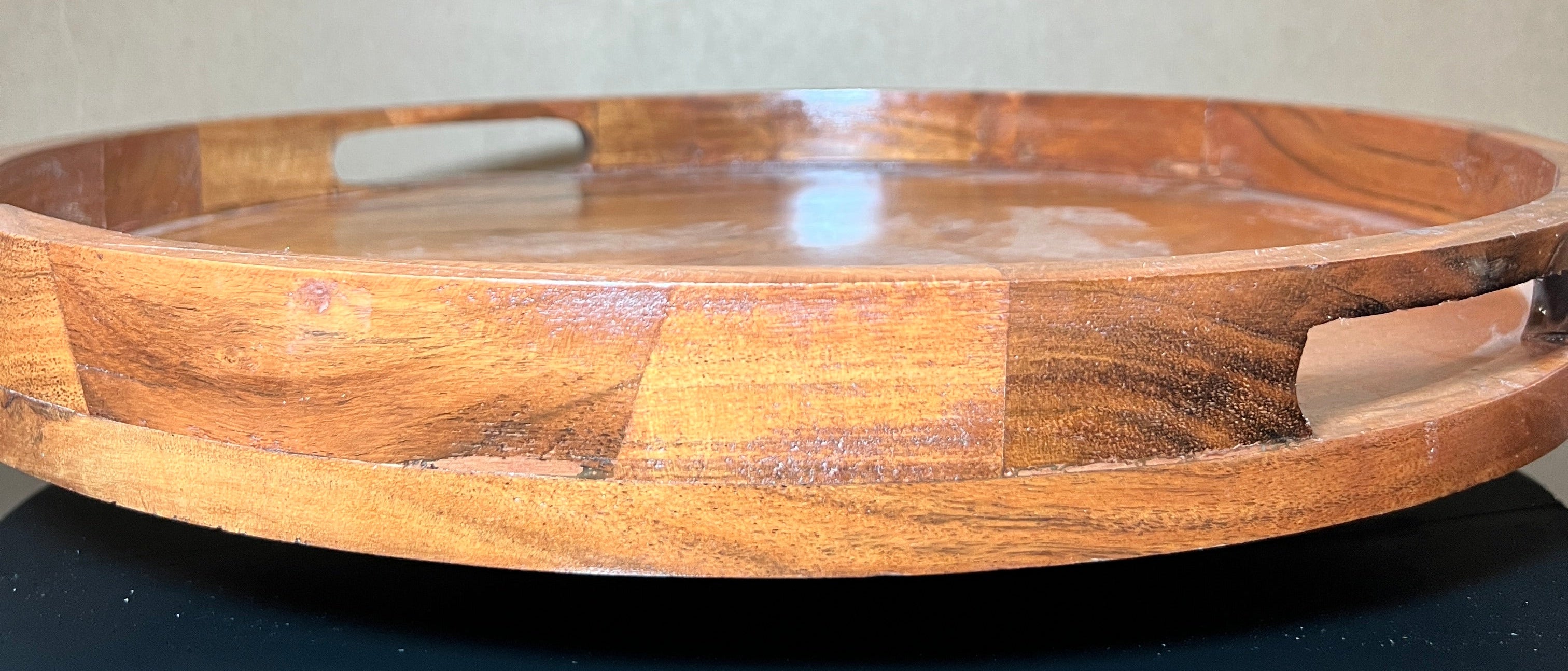 Acacia Wood Turn Table Lazy Susan