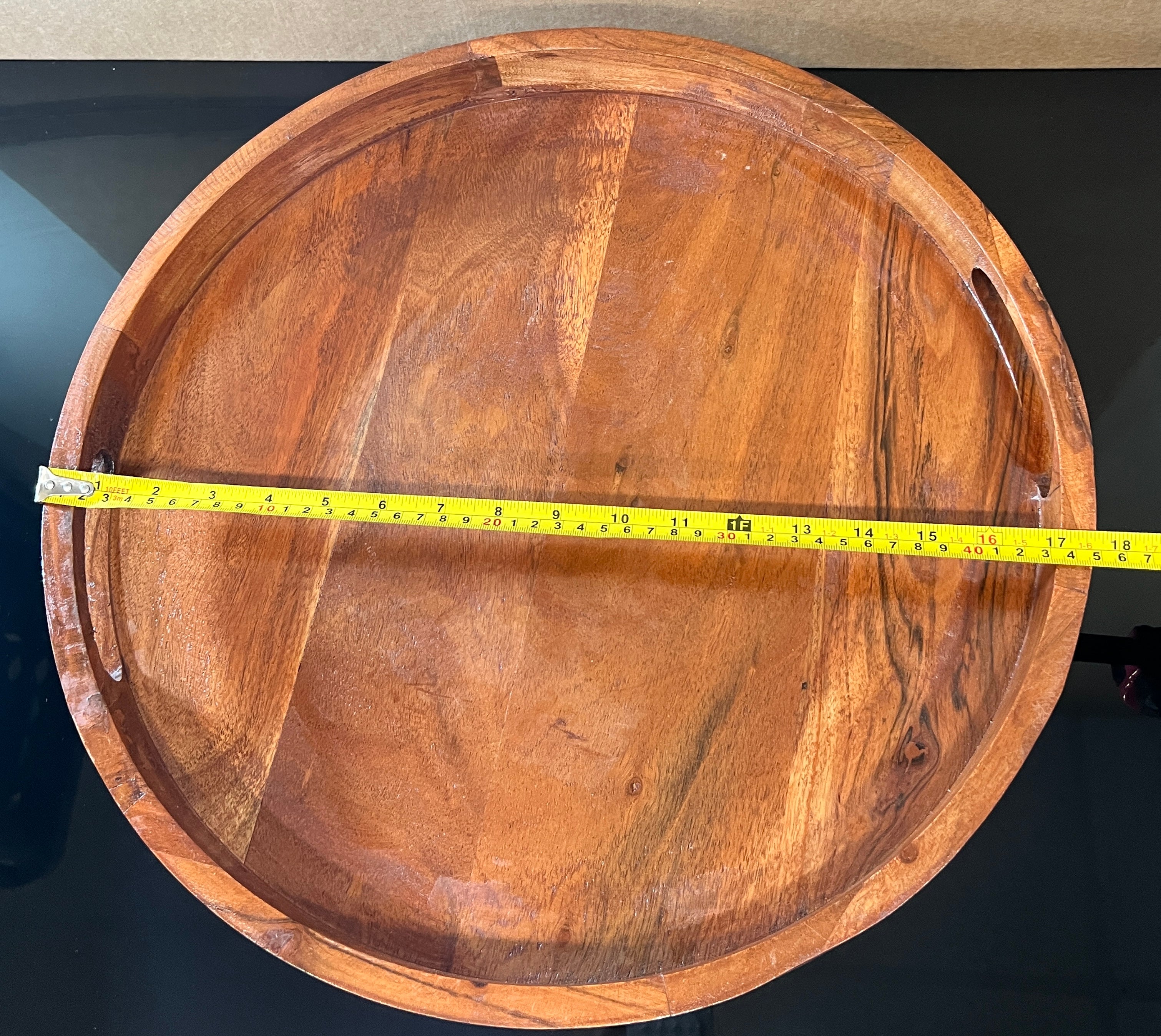 Acacia Wood Turn Table Lazy Susan