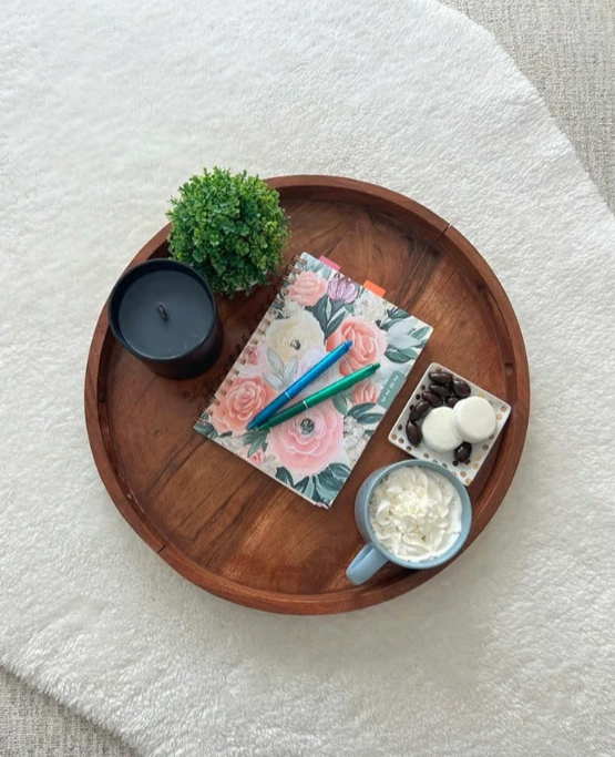 Acacia Wood Turn Table Lazy Susan